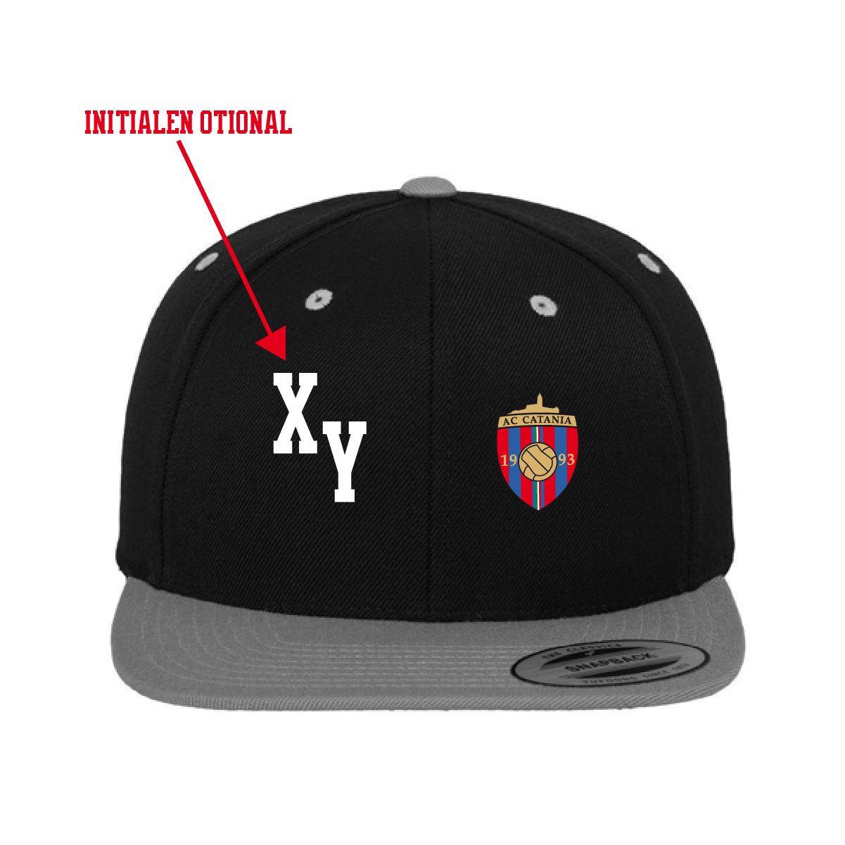 Classic Snapback 2-Tone inkl.Wappen (Initialen optional)