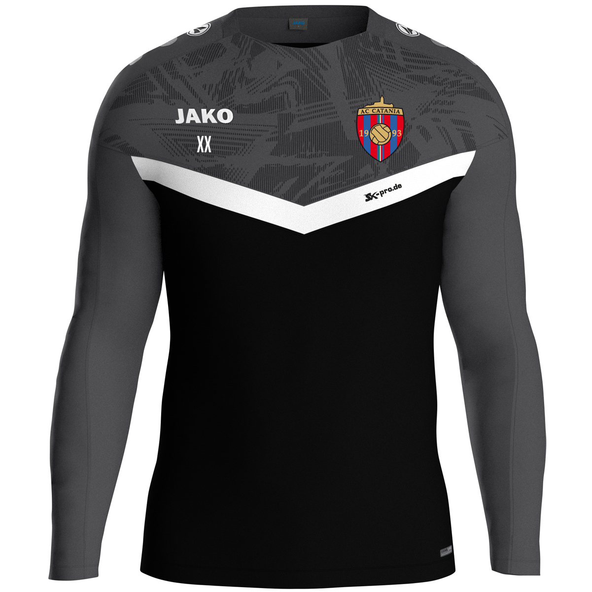 JAKO Sweat Iconic inkl.Wappen und Vereinsname (Initialen optional)