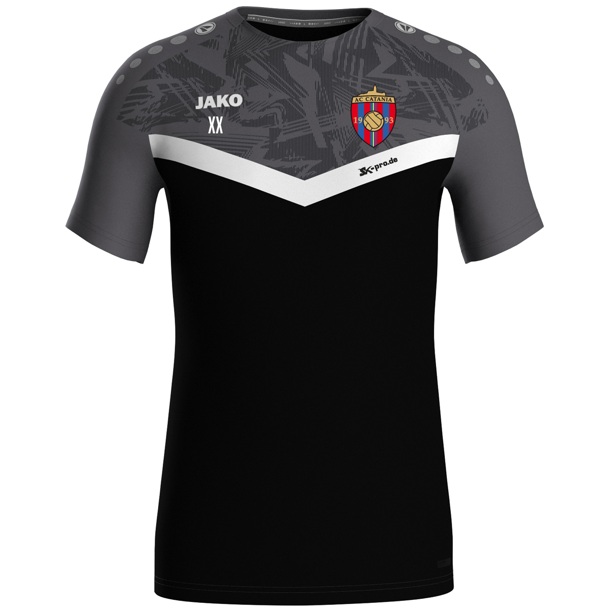 JAKO T-Shirt Iconic inkl.Wappen und Vereinsname (Initialen optional)