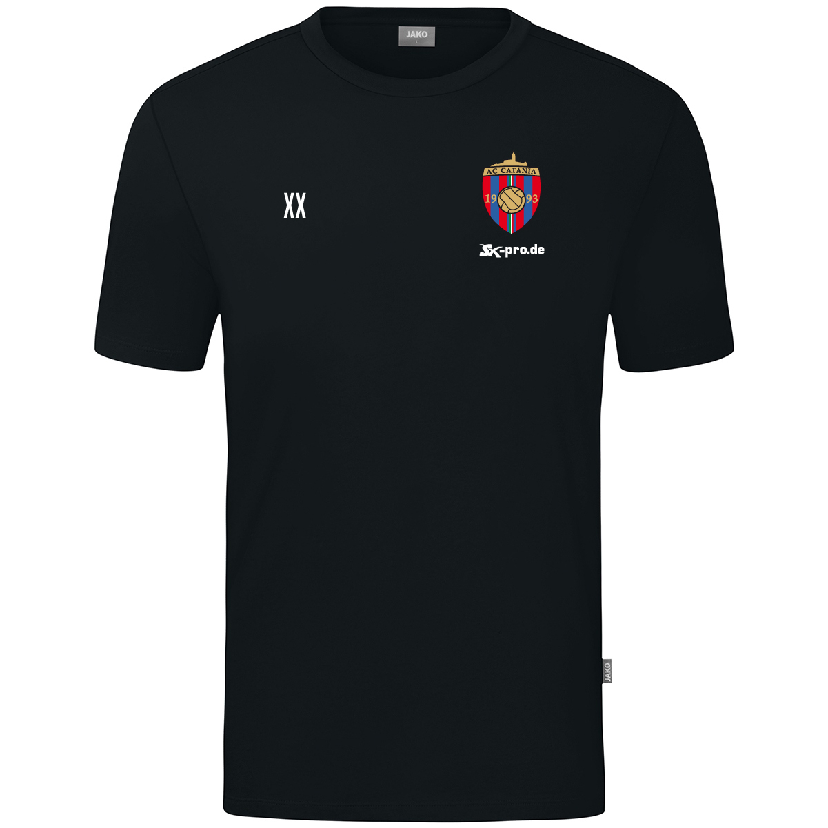 JAKO T-Shirt Organic  inkl.Wappen und Vereinsname (Initialen optional)