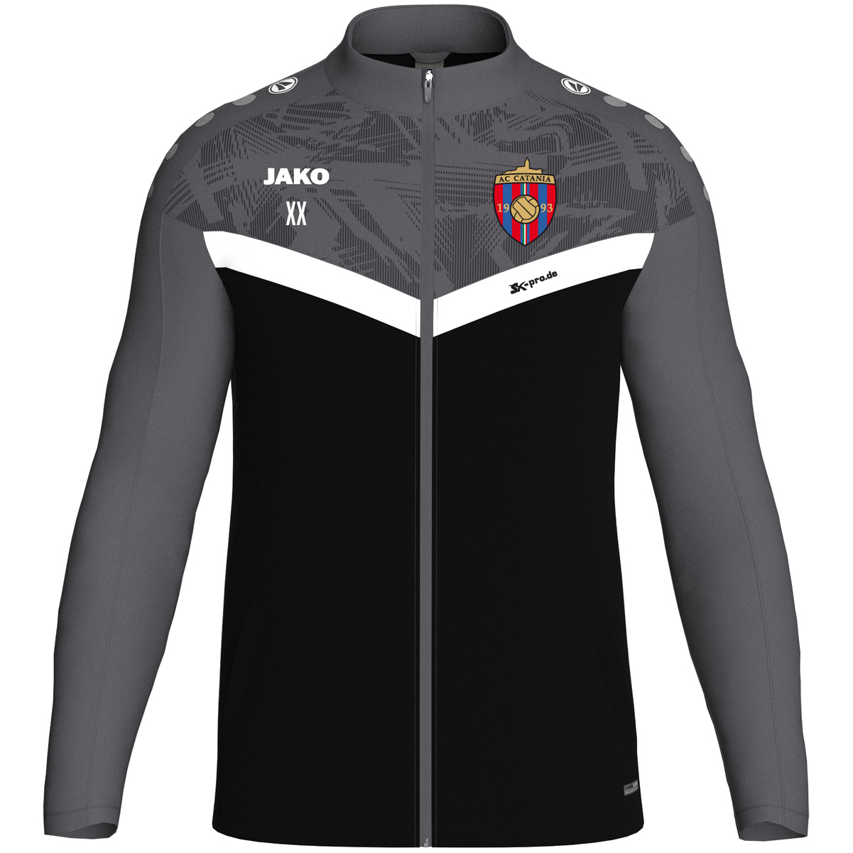 JAKO Polyesterjacke Iconic inkl.Wappen und Vereinsname (Initialen optional)
