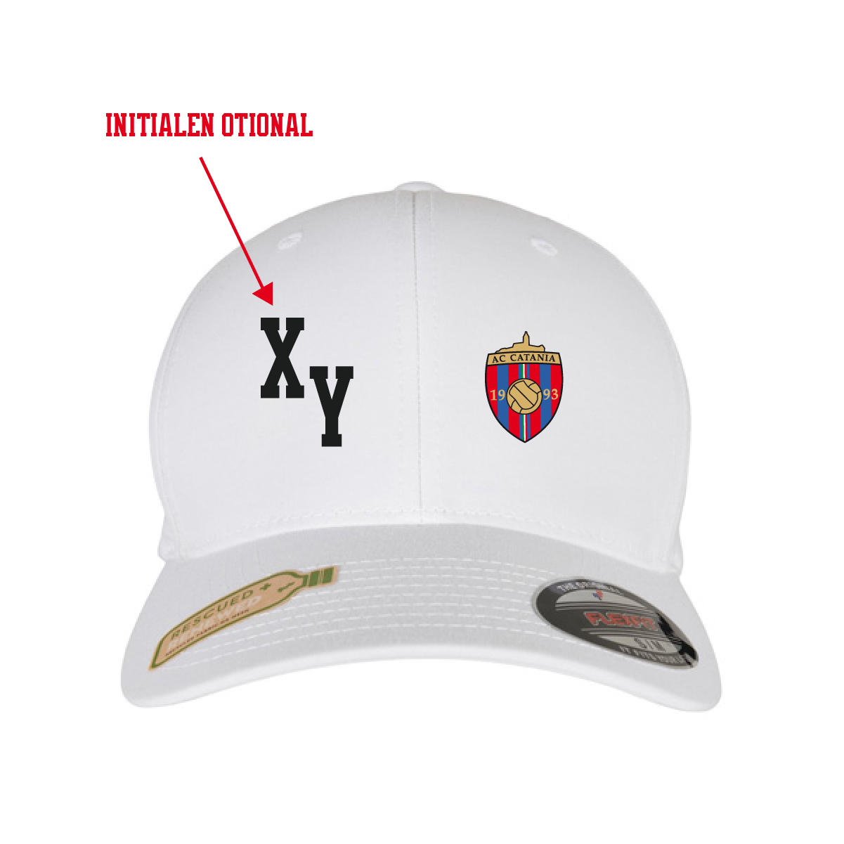 Flexfit Recycled Polyester Cap inkl.Wappen (Initialen optional)