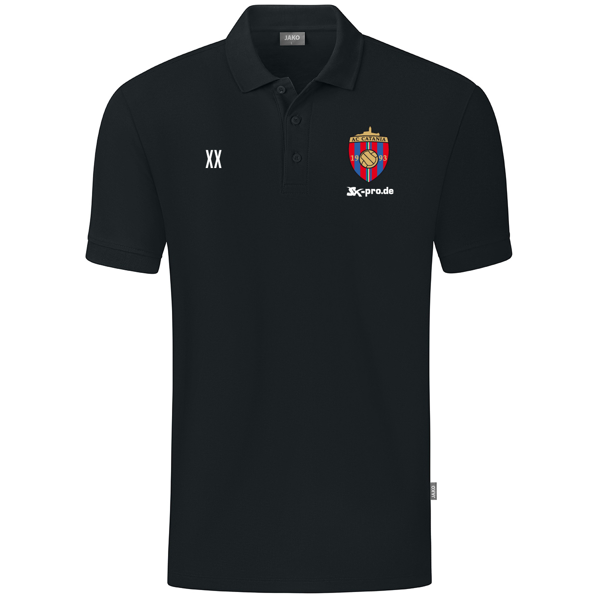 JAKO Polo Organic  inkl.Wappen und Vereinsname (Initialen optional)