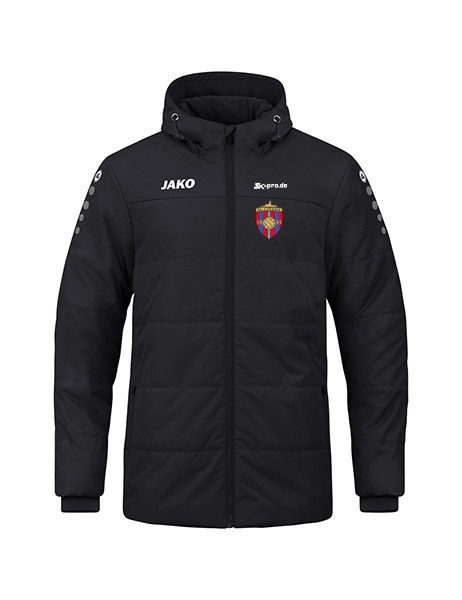 Coachjacke Team mit Kapuze inkl. Wappen und Vereinsname (Initialen optional)