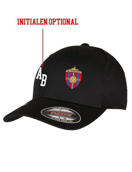 Flexfit Recycled Polyester Cap inkl.Wappen (Initialen optional)